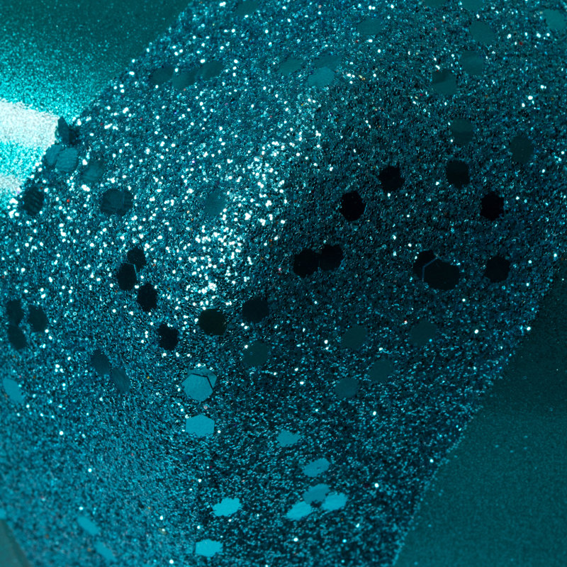 Ornement de Noël Swirl Diamond, Turquoise