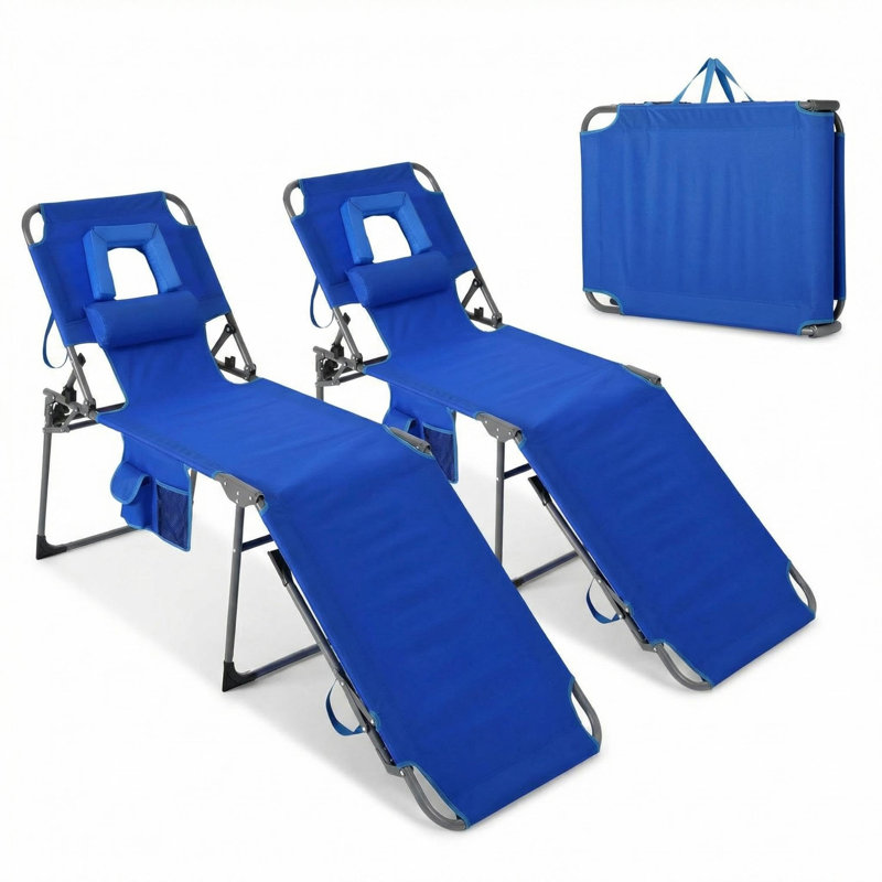 Beach Chair, Blue, 2