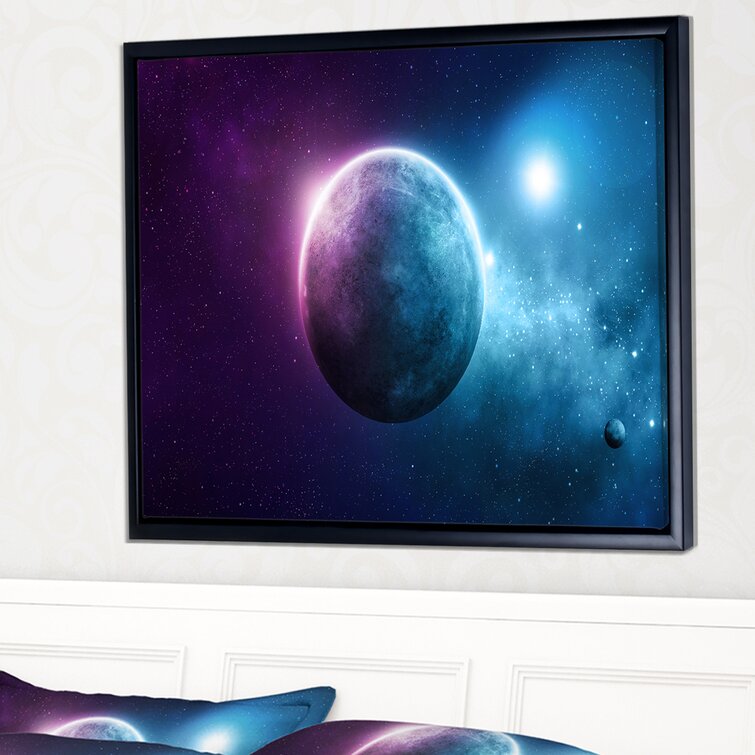 Wall Art Print, Deep Space Planet