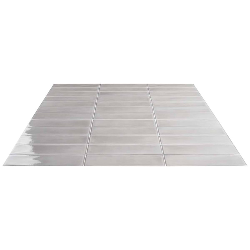 Stacy Garcia ArtBlock 4x16 Glossy Porcelain Tile, Grigio