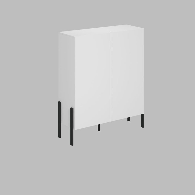 Shantal Highboard Accent Chest, White