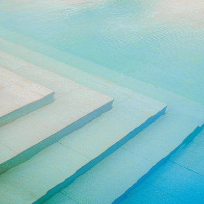 " Shades Of Blue Mexico Pool " by Raisazwart