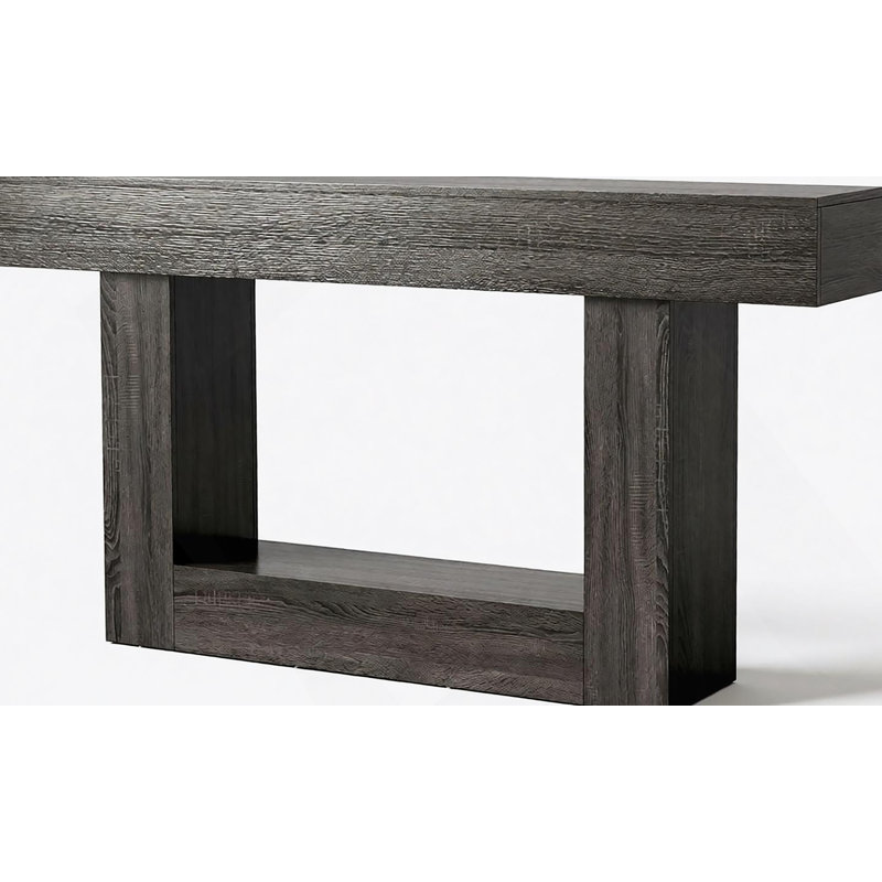 Table de canapé, console, table de vestibule, meuble télé, Gris foncé