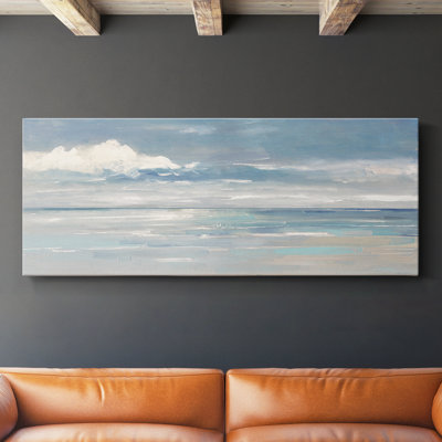 Coucher de soleil au coucher du soleil - Toile tendue avec châssis - Prêt à accrocher