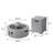 Round Concrete Propane Smokeless Fire Pit-720848174