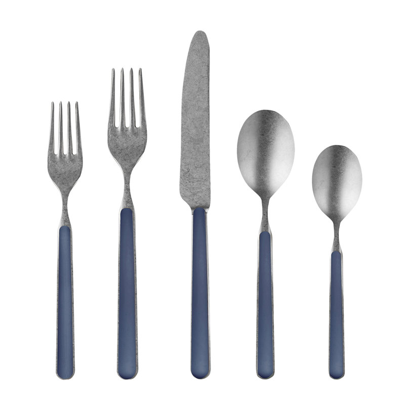 Ensemble de couverts Fantasia Pewter - Cobalt, Cobalt; cobalt