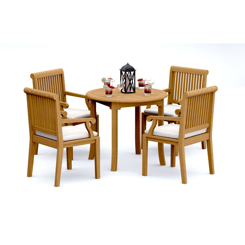 Sack Outdoor - Piece Teak Dining Set, 4
