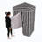 Tente Cabana L 4 pi. D Auvent escamotable en acier