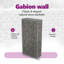 Panier en Gabion vidaXL avec couvercles, mur en Gabion en acier galvanisé, cage en Gabion-100048088