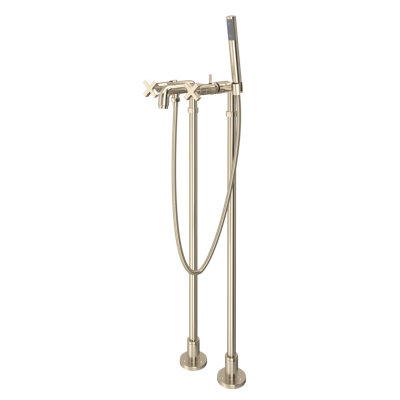 Lombardia Floor Mount Tub Filler