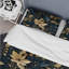 Ensemble de housse de couette glamour doré et saphir élégant-1675072050