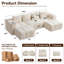 Ensemble de canapé modulaire avec repose-pieds, canapé modulaire sans cadre-748932166-749448675