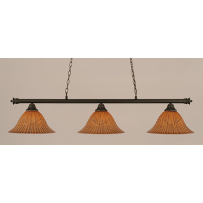 Mendez 3-Light Kitchen Island Cone Pendant
