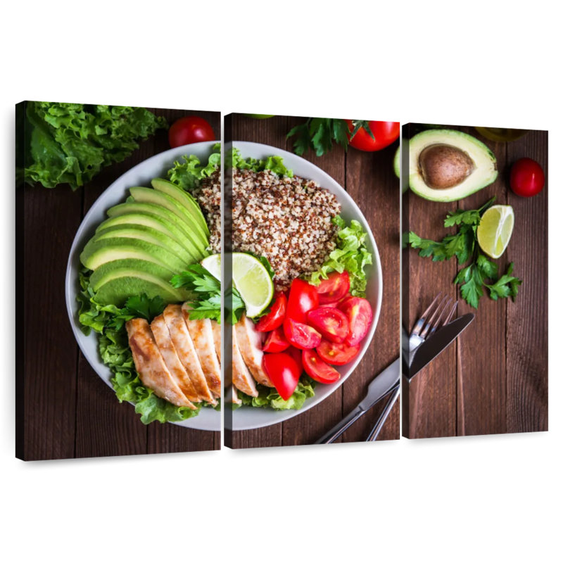 Yarlin Quinoa Salad, 48" H x 74" W