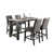 Noir antique / gris foncé est en rupture de stock