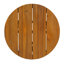 Table d'appoint ronde en acacia