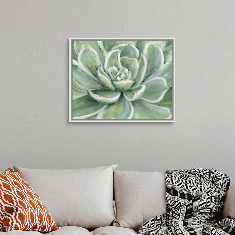 Art mural sur toile, H 32 po x l 40 po x P 1,75 po, Toile avec cadre blanc