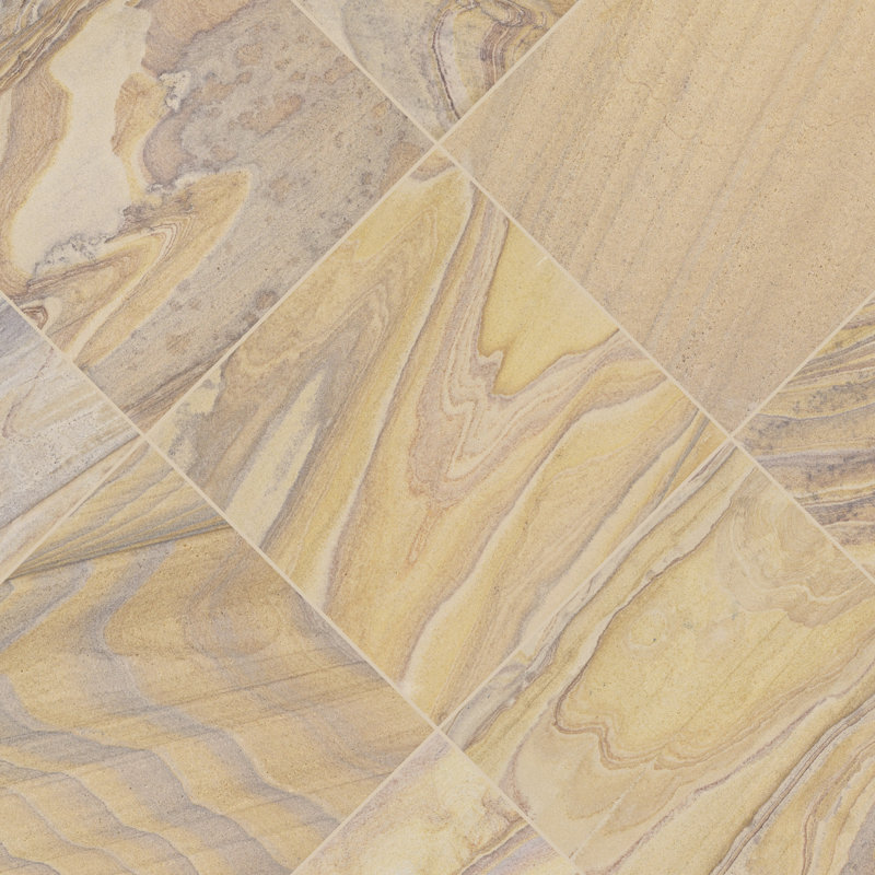 Kona Weave 12 in. x 12 in. Gauged Sandstone Floor and Wall Tile