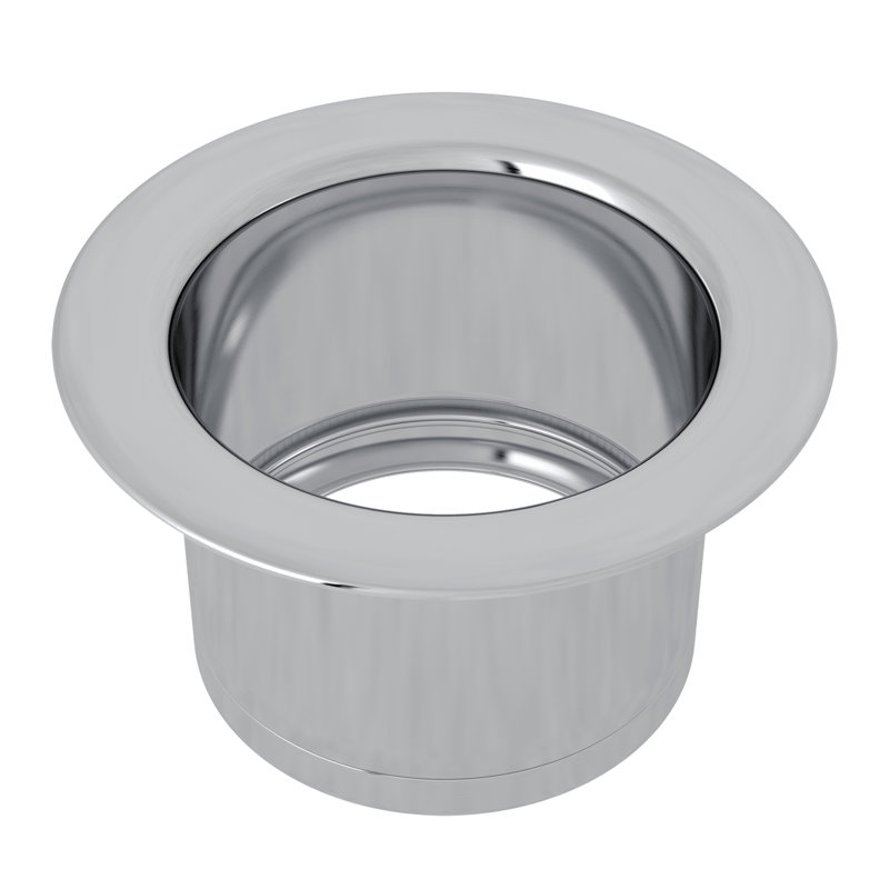 Extended Disposal Flange, Polished Chrome