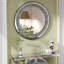Miroir rond en cristal 33,46 "(85cm)