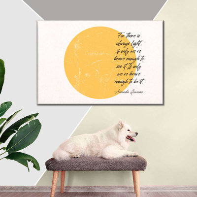 Brave Enough Amanda Gorman Canvas Print