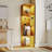 50.8"H-4-Shelf Arched Storage Cabinet With Tri-Color Sensor Light-1656077610