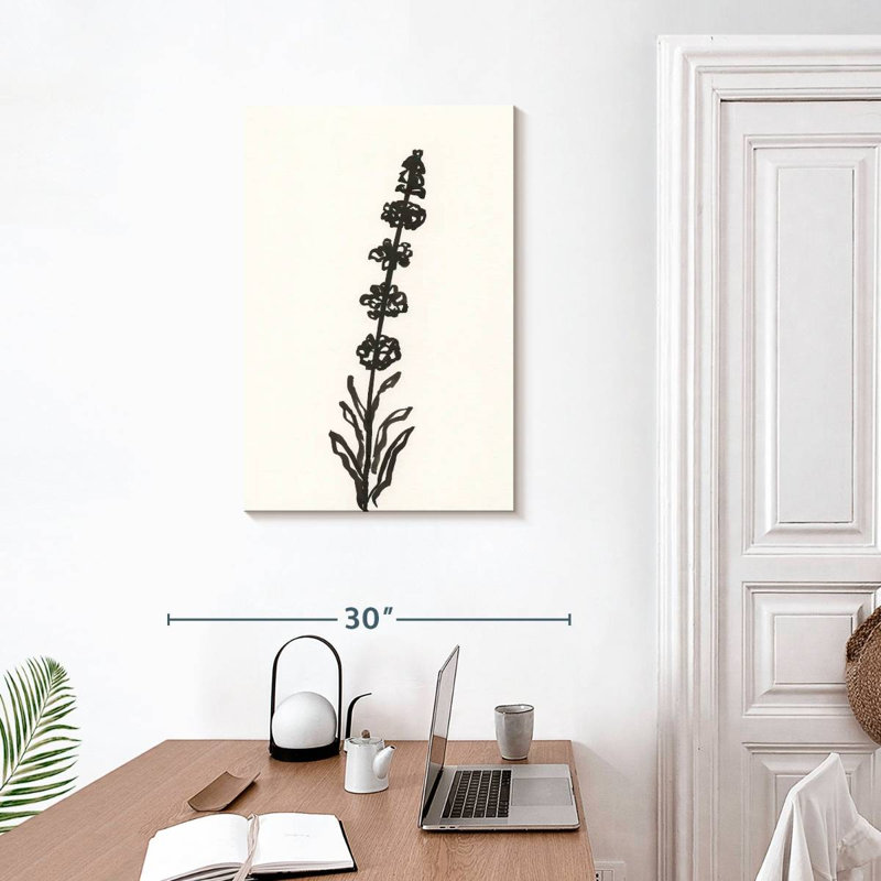 Esquisse botanique Harnek Ink IV, H 30 po x l 20 po
