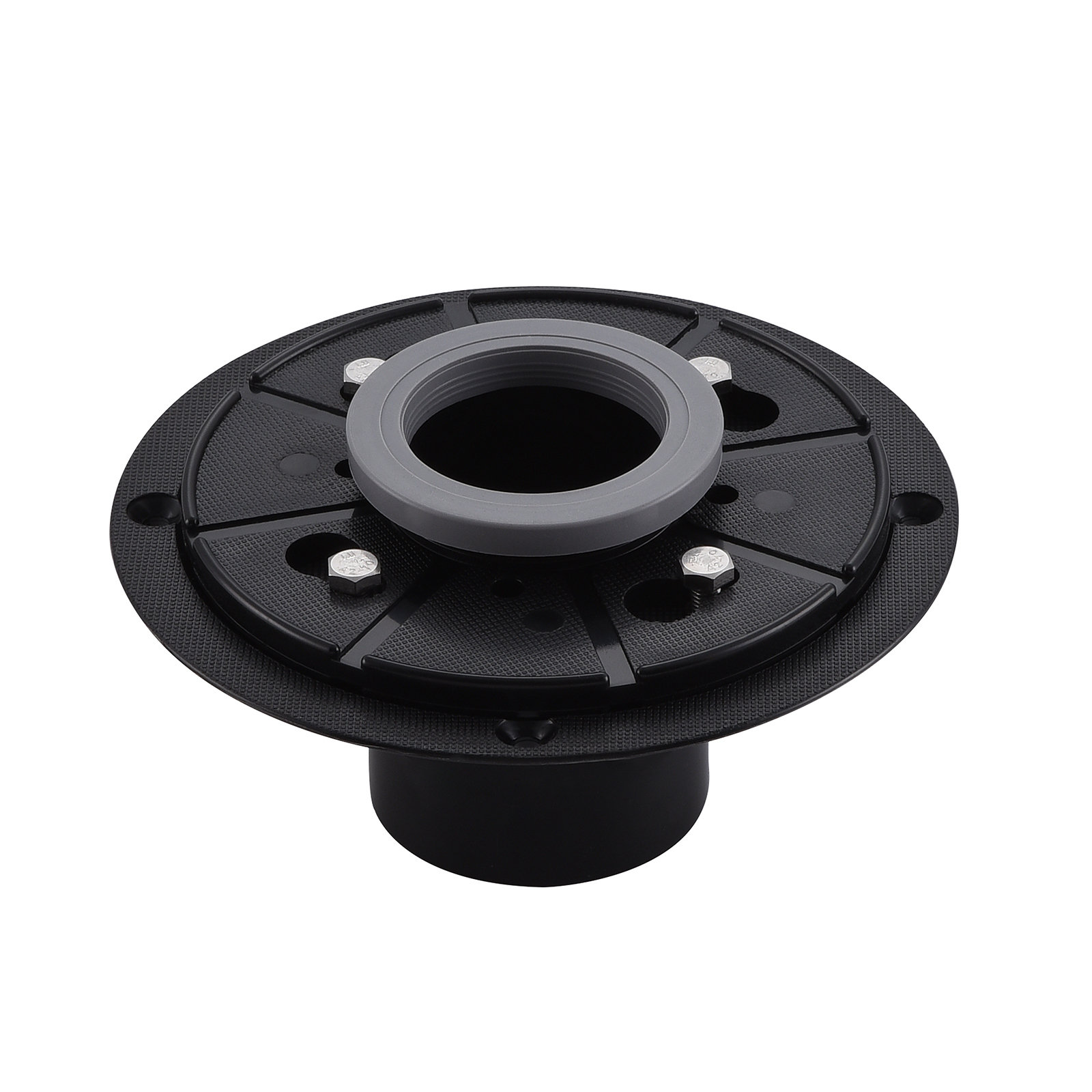 https://assets.wfcdn.com/im/49616463/compr-r85/2534/253463695/shower-drain-base-flange-with-adjustable-threaded-adapter-and-rubber-coupler.jpg