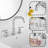 Widespread 2-handle Bathroom Faucet with Drain Assembly-82540530