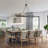 Otho 10 - Light 50"W Oversized Dimmable Oval Kitchen Island Pendant