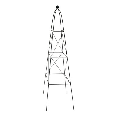 RHS King Obelisk Ultra 47" Powder-Coated Steel Climbing Plant Support