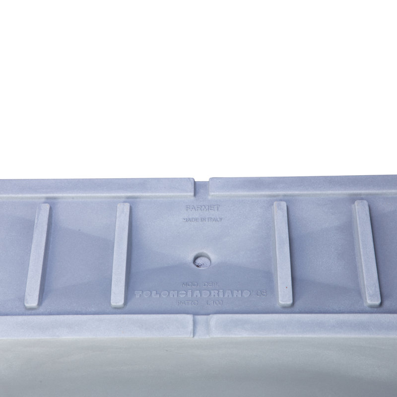 Rectangle de patio 39,5 po x 18,5 po - Pierre vieillie, Gris