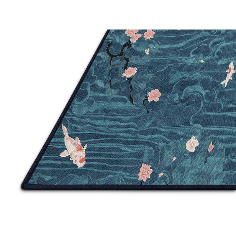 Machine Washable Gray Area Rug, Rectangle 8' x 12'
