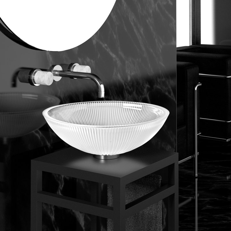 Lana 15.7'' L Bathroom Sink, Blue
