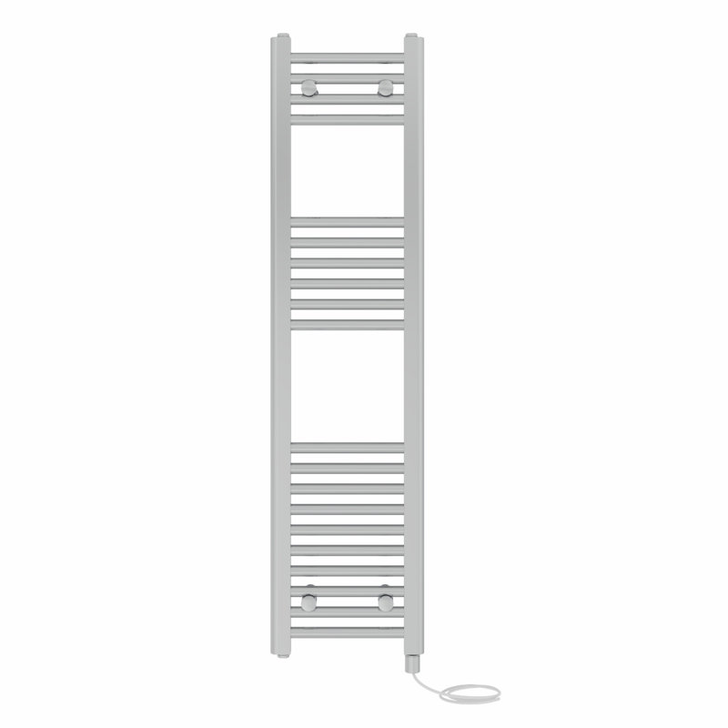 Straight Towel Rail Heated Towel Rails, 120cm H x 30cm W x 3cm D, Chrome