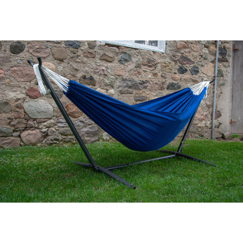 Fiona Double Hammock with Stand, Royal Blue