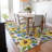 Premium Machine Washable Cerrito AMF171 Yellow Rug-102251850