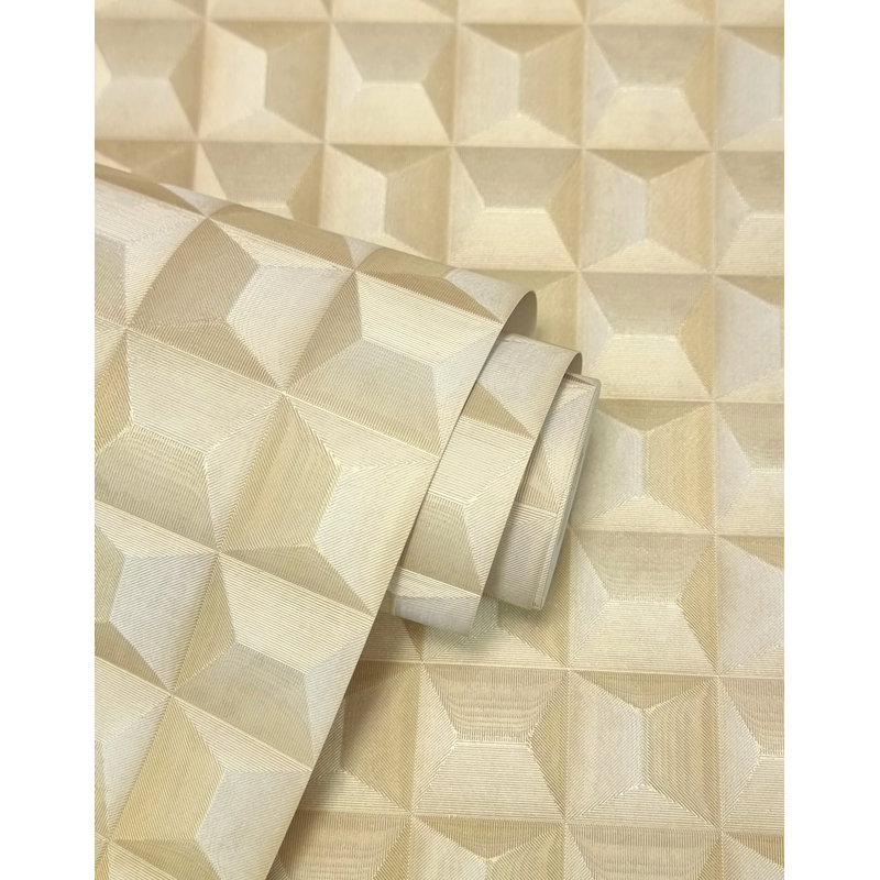 Romero 10m x 53cm Wallpaper Roll, Yellow