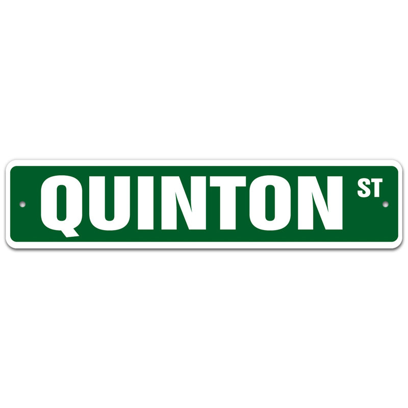 Plaque de rue Bulle, H 7 po x l 30 po x P 0,1 po
