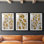 ANIMALS Series Lxxxxi - Impression encadrée sur mesure de qualité supérieure - 3 pièces