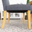 Ensemble de table de salle à manger extensible en bois massif 6 pièces avec banc-1012458923-1012458922