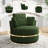Niama Upholstered Swivel Lounge Armchair With Pillows-1154833261