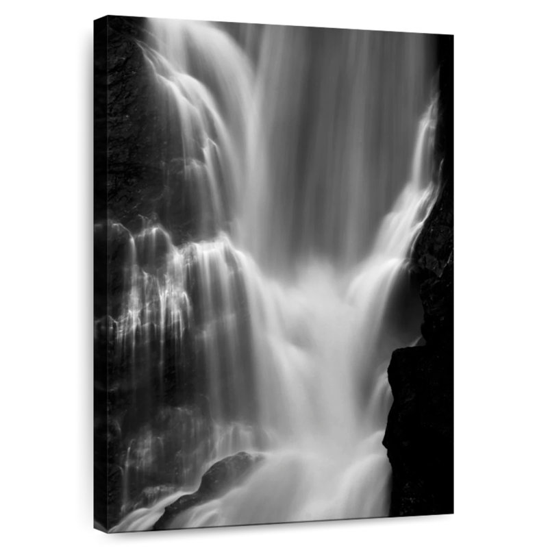 Alvord Weeping Falls BW, 48" H x 32" W
