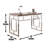 Alize - Desk - Dark Brown