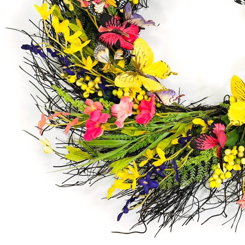 Faux Polyester 24'' Wreath