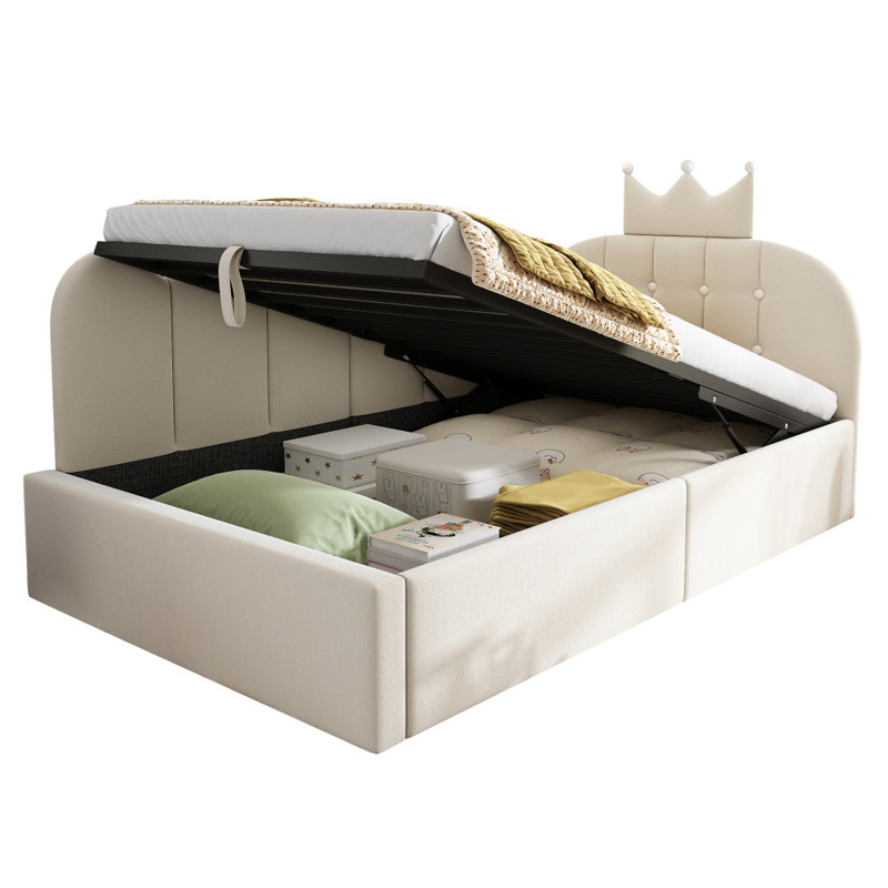 Upholstered Daybed, Beige