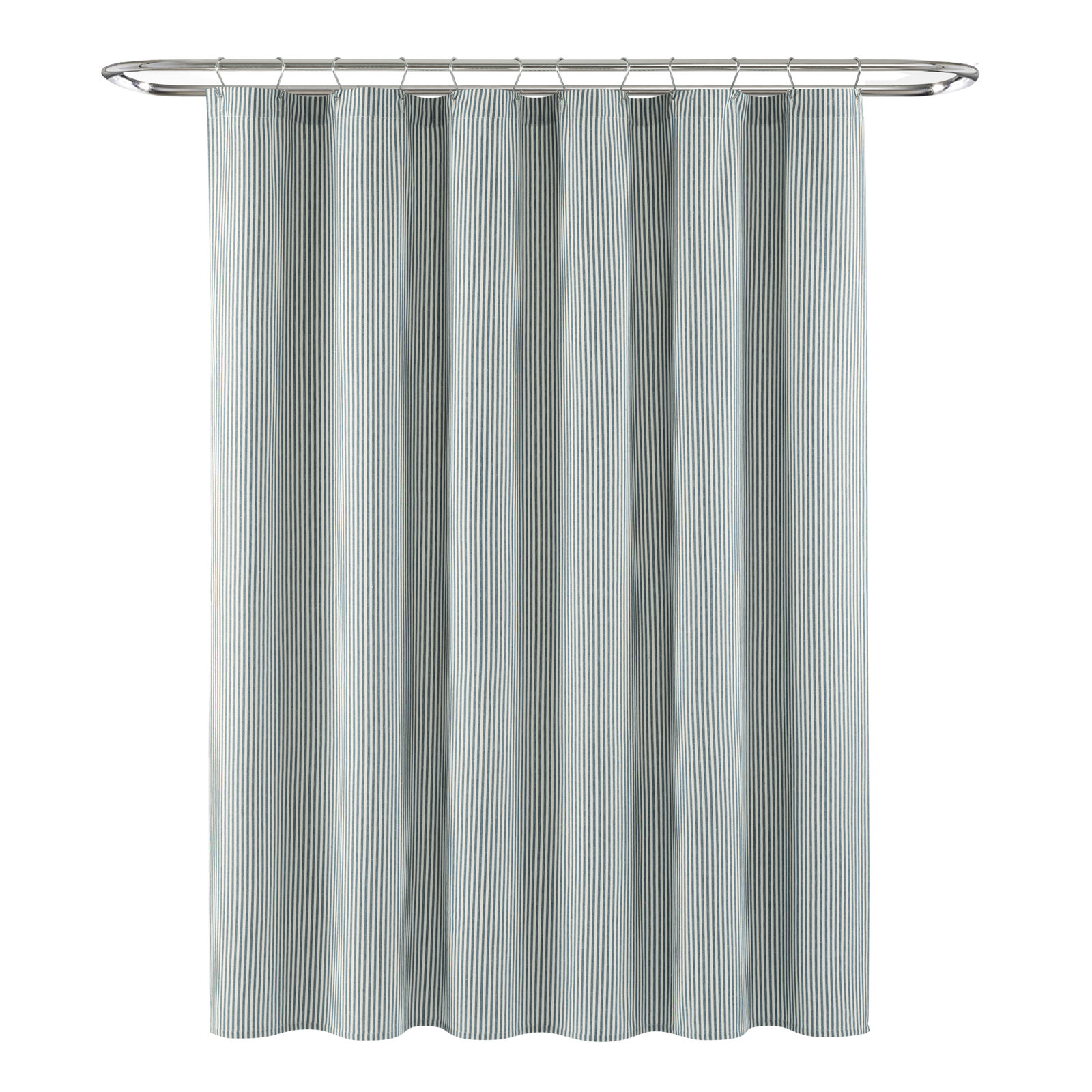 Bruno Striped Shower Curtain, Blue