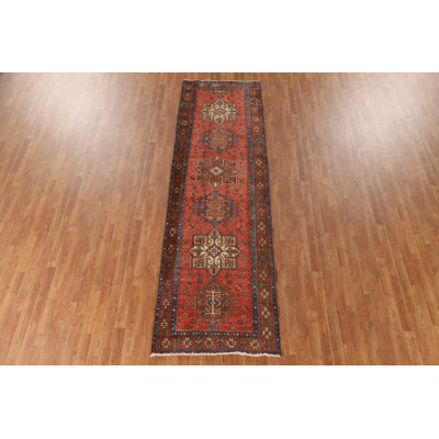 Geometric   Runner Rug 3x11