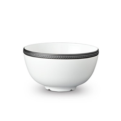 Soie Tressee Black Cereal Bowl