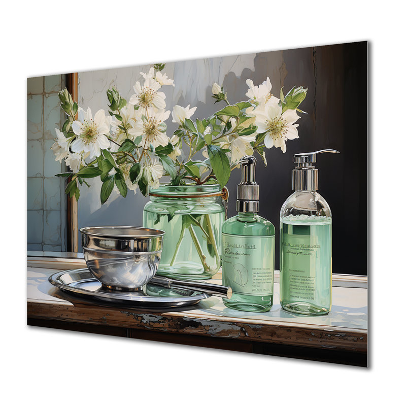 Menthe propre, articles de toilette 1 - articles de toilette en métal MT136474, H 24 po x l 32 po x P 1 po